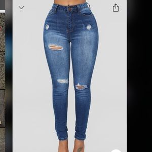 Fashionnova Hannah high rise jeans